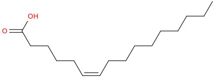 6 hexadecenoic acid, (6z) 
